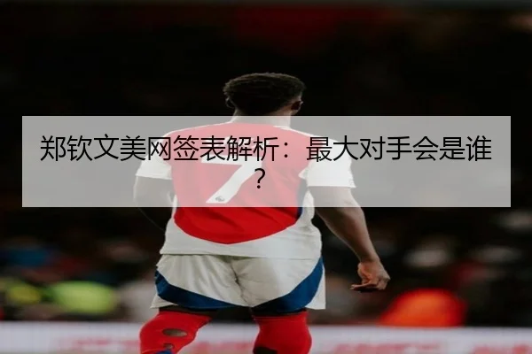 郑钦文美网签表解析：最大对手会是谁？
